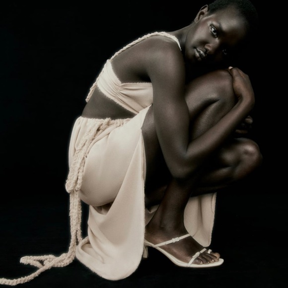 NWT Zara Cut-Out Maxi Dress Size M 8342/211 - Picture 4 of 15